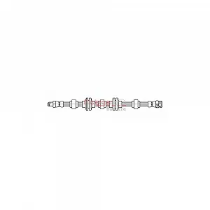 Тормозной шланг METZGER 4118438 для ALFA ROMEO передний левый - Фото 1