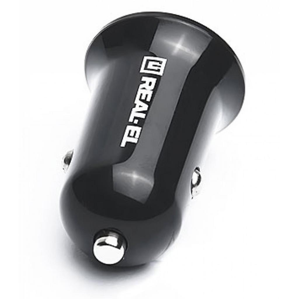 Автомобильное зарядное устройство REAL-EL CA-12 black EL123160008, фото №3