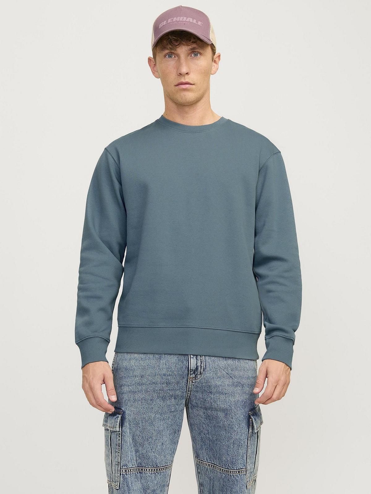 Свитшот Jack & Jones Jjeholmen мужской с круглым вырезом 12136886, фото №2