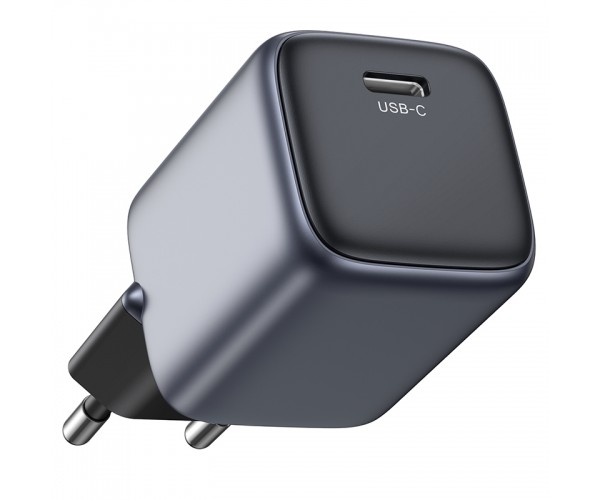 Зарядний пристрій 1xUSB 30W Gan Type-C PD Nexode Mini Сірий CD319 Ugreen, фото №2