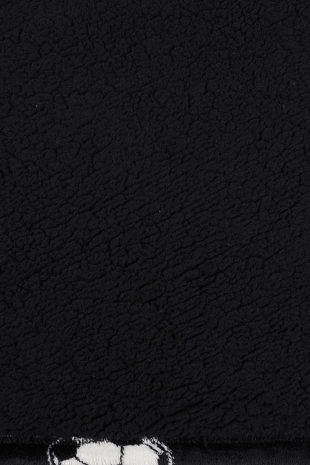 Худі ThePyjamaFactory Eat Sleep Football Чорно-білий флісовий для хлопчиків, фото №4