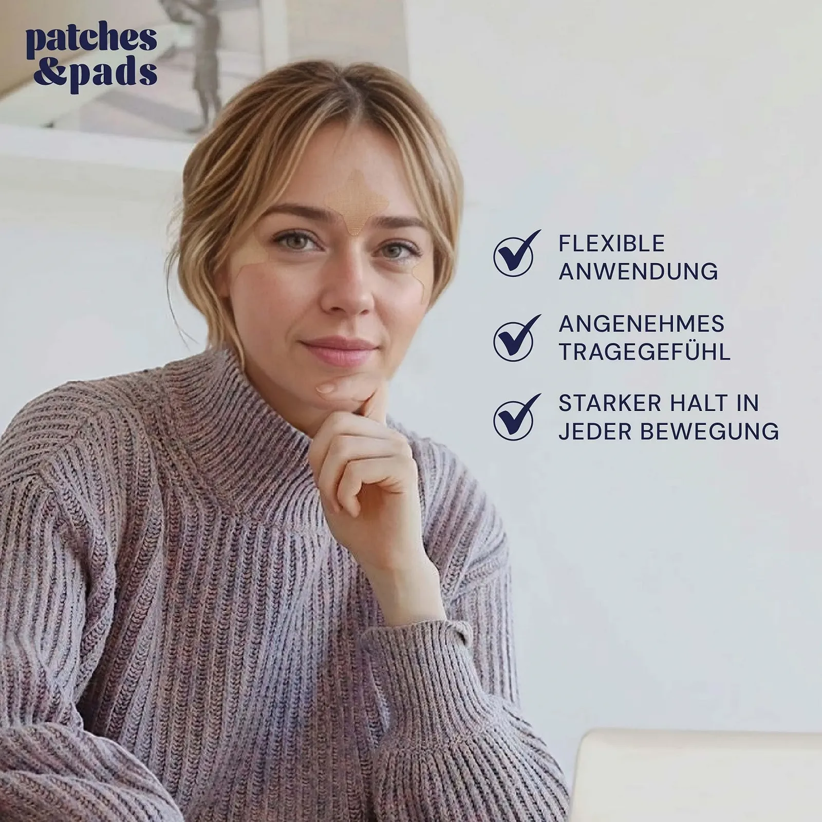 Пластирі та накладки Anti-Wrinkle Cotton Hyaluronic, 60 шт, фото №3 Пластирі та накладки Anti-Wrinkle Cotton Hyaluronic, 60 шт, фото №3