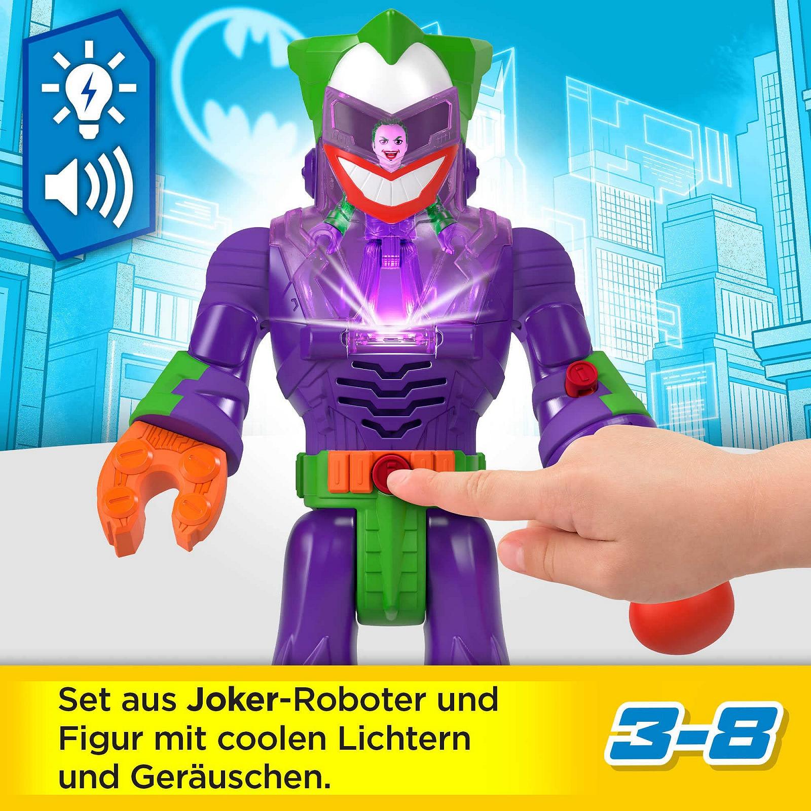 Фигурка Fisher-Price IMAGINEXT DC Super Friends Джокер в Смеющемся Роботе, 30 см, фото №3