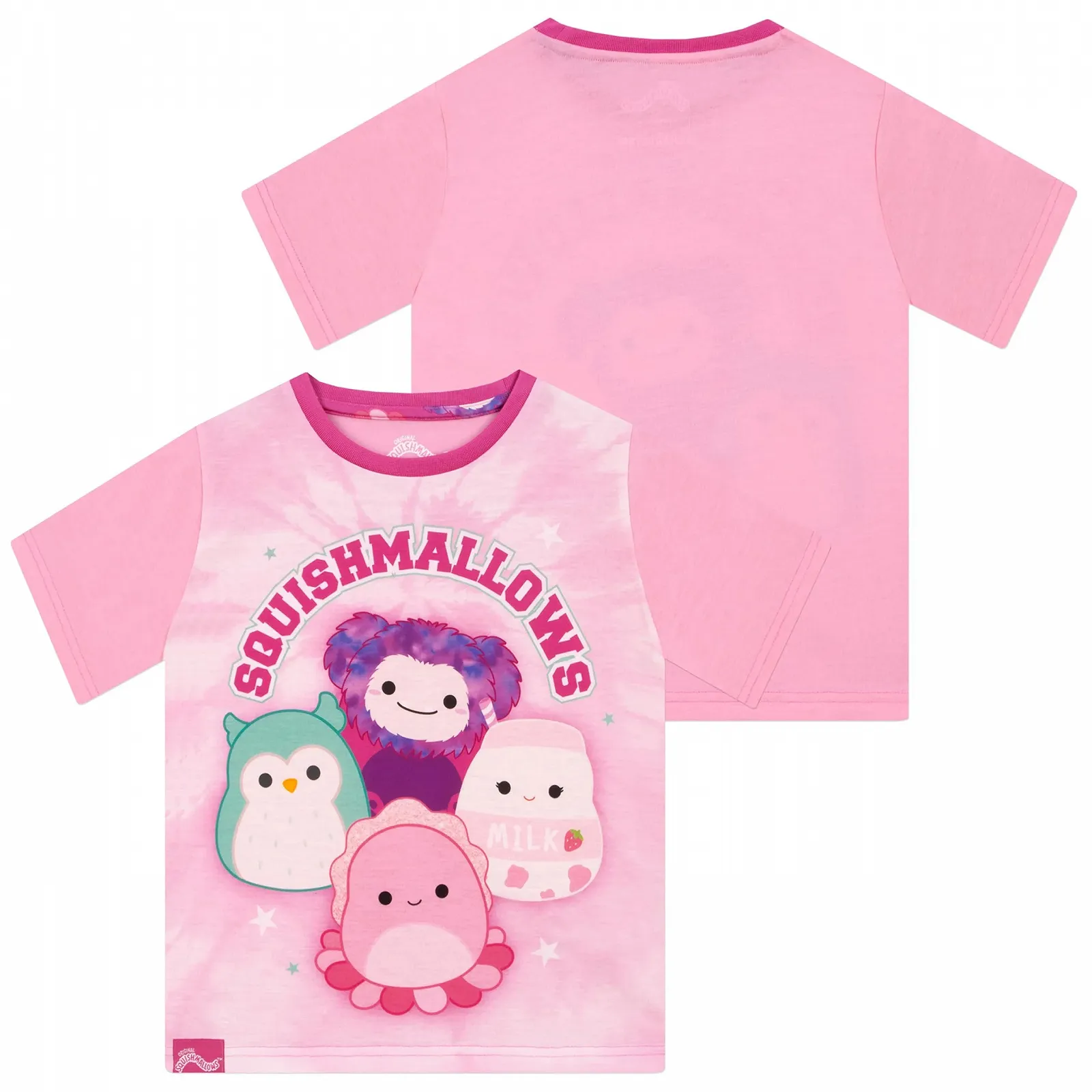 Пижама Squishmallows для девочек, с короткими рукавами, летняя, фото №7 Пижама Squishmallows для девочек, с короткими рукавами, летняя, фото №7