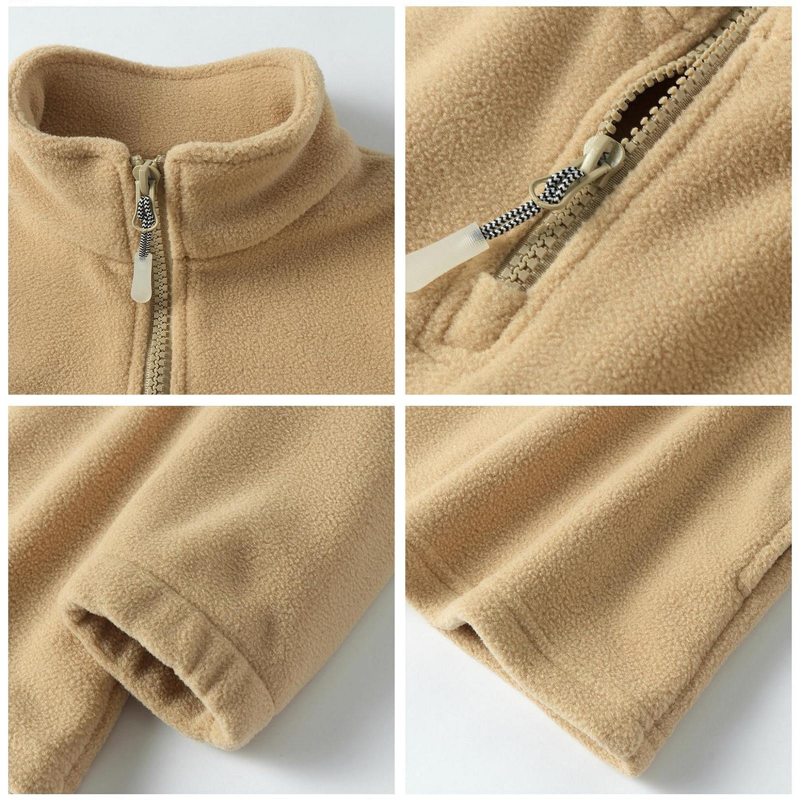 Флісова кофта на блискавці для хлопчиків і дівчаток Mud Kingdom, комір-стійка, фото №3