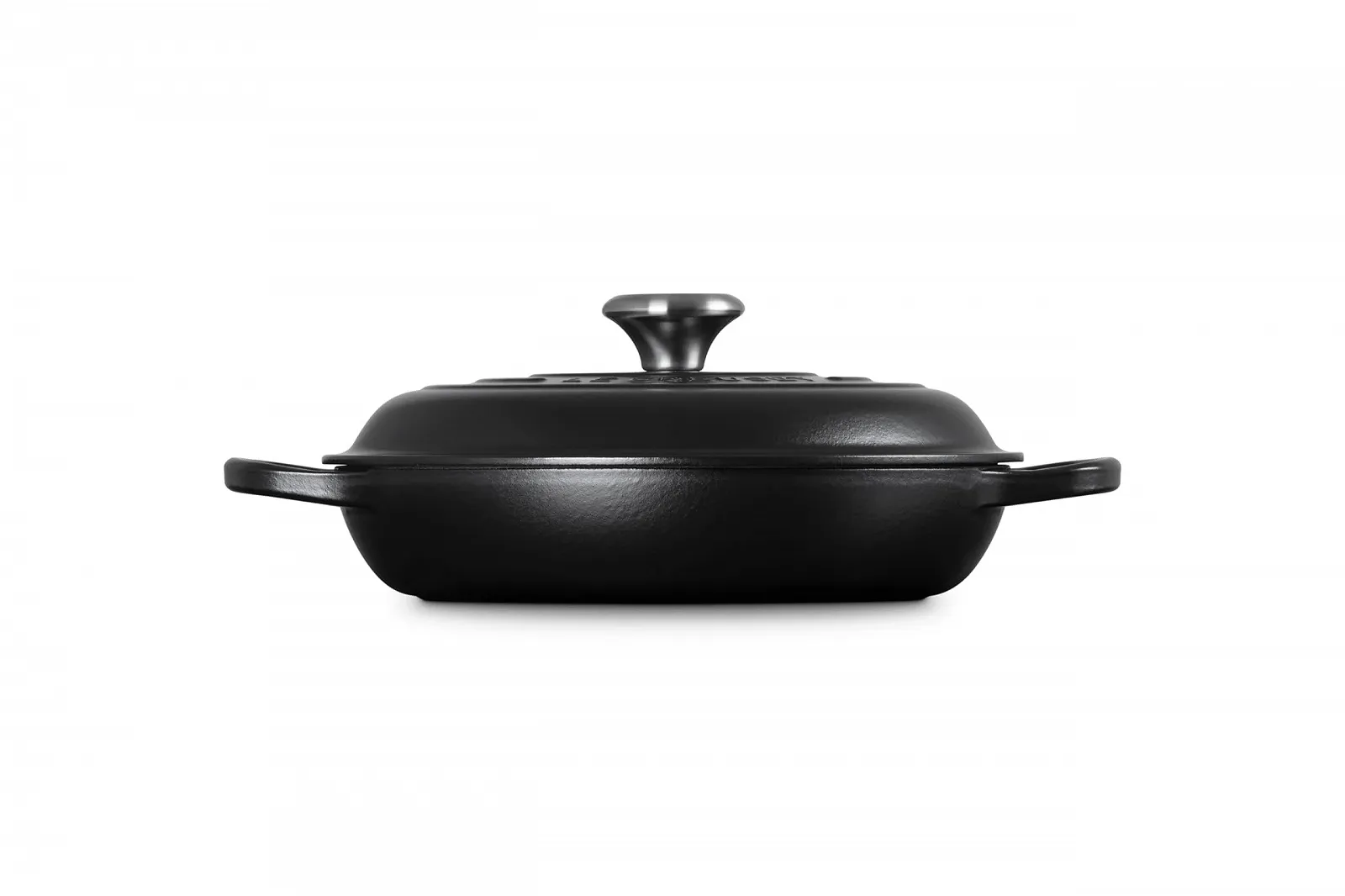 Кастрюля Le Creuset Signature 21180260002430 чугунная Gourmet Professional круглая 26 см 2,2 л Matte Black, фото №4
