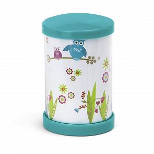 Нічник настільний Brilliant Birds G56047/72 LED Push Light Автоматичне вимкнення 11 см 2х0,06 Вт Пластик Синій/Білий - Фото 1