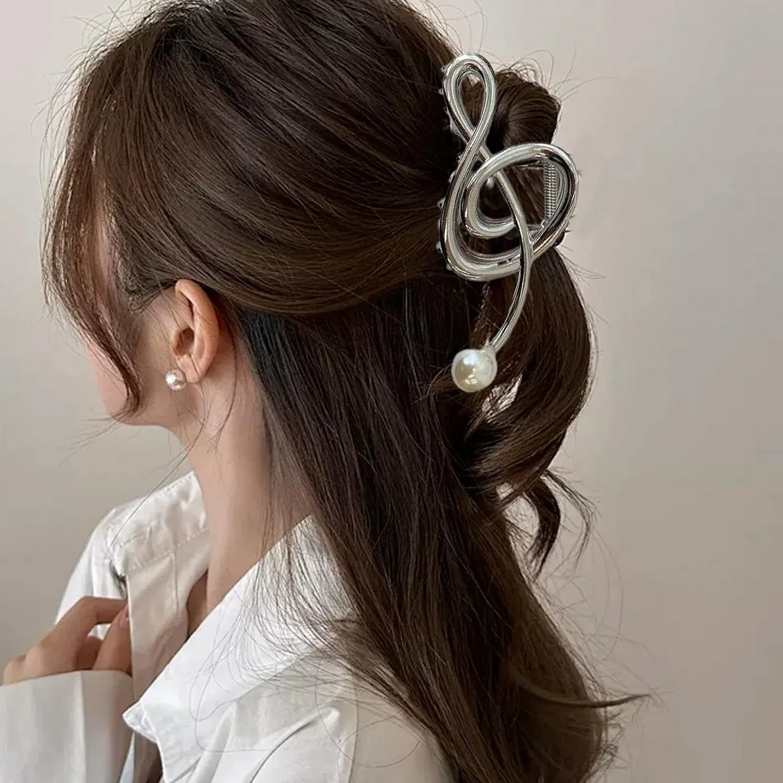 Заколка для волос Скрипичный ключ Металл, музыкальная нота для женщин, шпильки для волос из металла, прочные шпильки для женщин и девушек, фото №3