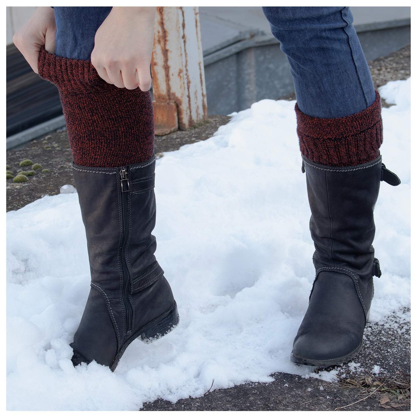 Термоноски женские Footstar махровые гольфы (2 или 4 пары) Теплые зимние носки, фото №4