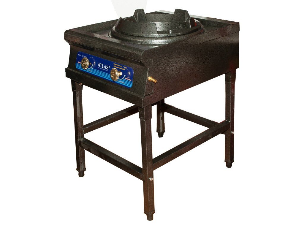 Газовая плита с чугунным таганком ATLAS 30 кВт c пьезорожигом, фото №3 Газовая плита с чугунным таганком ATLAS 30 кВт c пьезорожигом, фото №3