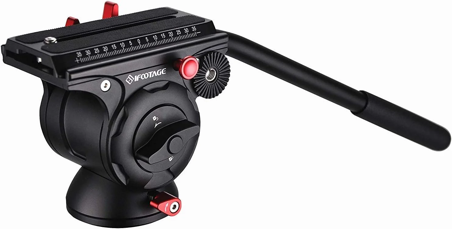 Монопод IFOOTAGE Cobra 2 C180-II Carbon / 180 см / Навантаження до 10 кг / 4 секції / Чорно-червоний, фото №3