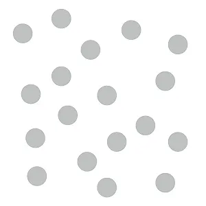 Наклейка на стіну timalo 73066-01-Light Grey G Круги 64 шт. Світло-сірий - Фото 1