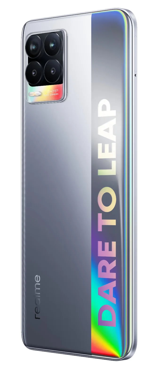 Смартфон 6.4" Realme 8 8/128Gb 2-SIM NFC 64/16Мп 8 ядер Android 13 Cyber Silver, фото №5 Смартфон 6.4" Realme 8 8/128Gb 2-SIM NFC 64/16Мп 8 ядер Android 13 Cyber Silver, фото №5