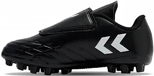 Футбольные бутсы Hummel Hattrick MG JR 217580-2042 детские на липучках Черный synthetic.ua - Фото 1