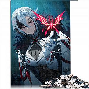 Деревянный пазл Genshin Impact Arlecchino 1000 деталей 50 x 75 см - Фото 1