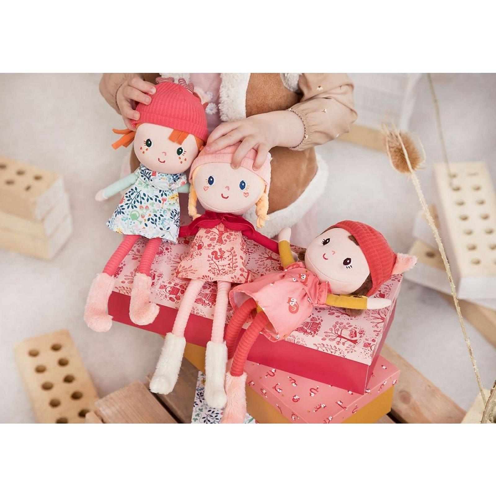 Мягкая игрушка Лисичка Alice Lilliputiens из мягкой ткани с острыми ушками, фото №8