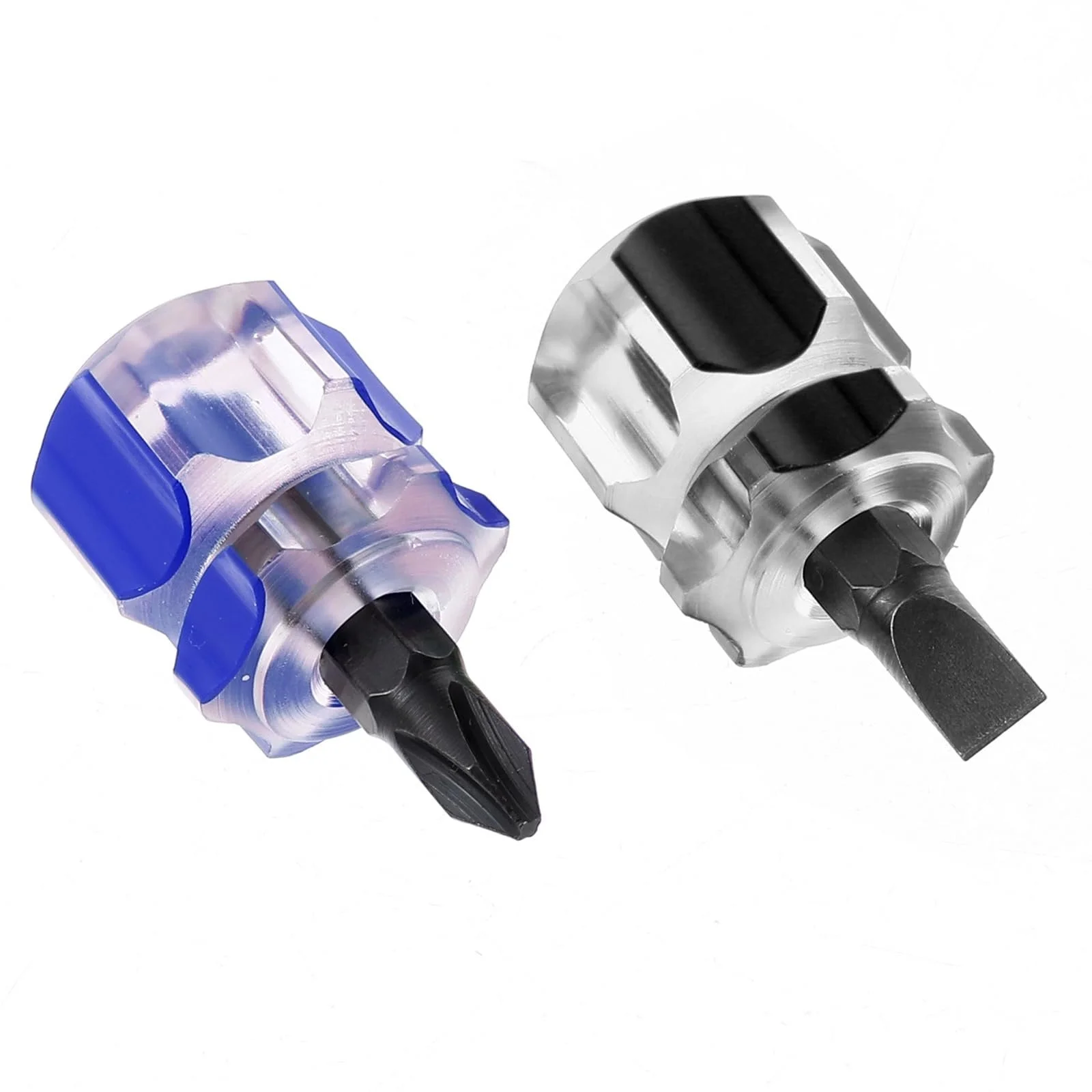 Набір коротких викруток Mabor міні 0,6 см шліц та Phillips 4 шт чорно-синій, фото №7