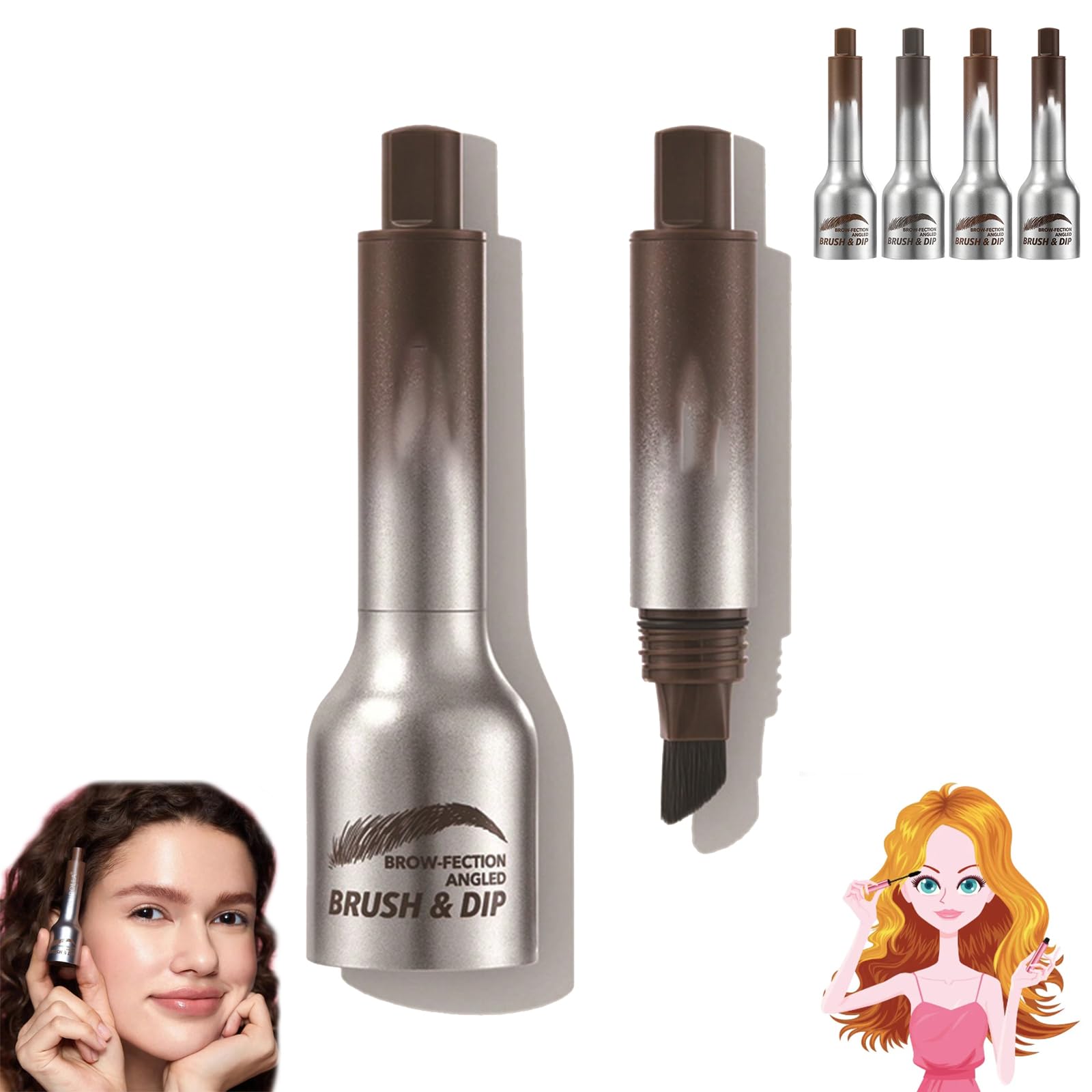 Карандаш для бровей Magic Водостойкий С кисточкой, фото №1