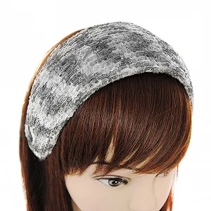 Обруч на голову Axy Широкая Серия HR32C Серый synthetic.ua - Фото 1