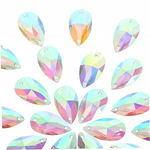 Стразы Healeved Каплевидные Плоская задняя часть 7 x 12 мм - Фото 1