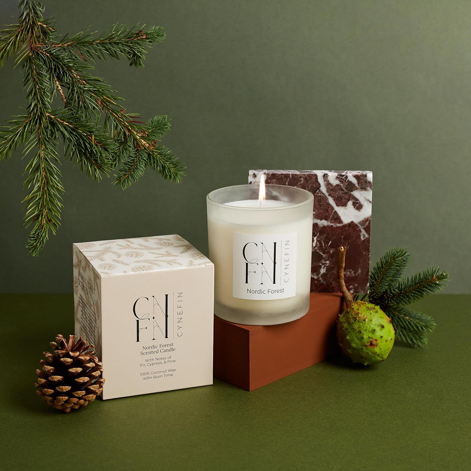 Свічка CNFN Seasonal Scented Nordic Forest, фото №5