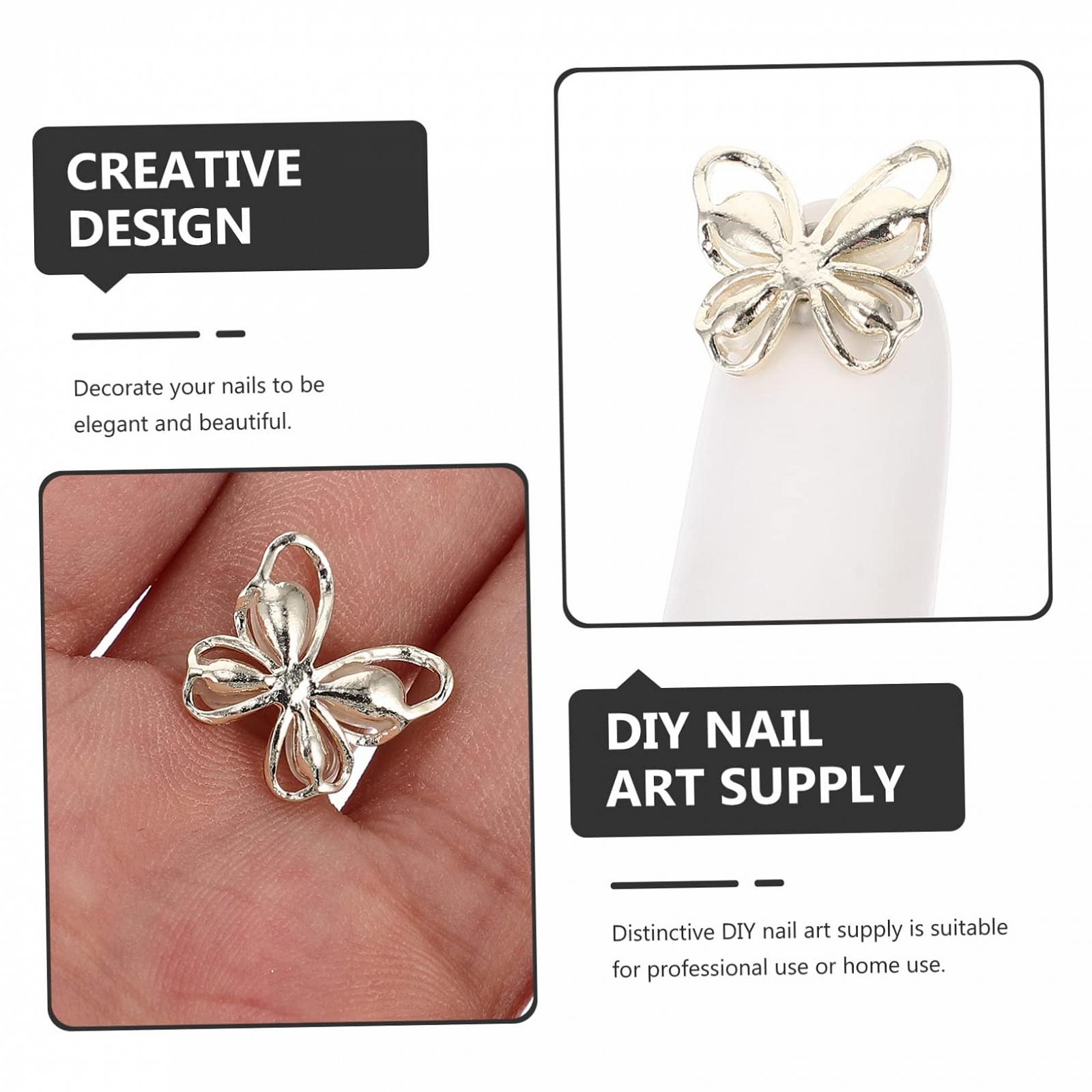 Украшение для ногтей Бабочки 5 наборов Healeved 3D, фото №9