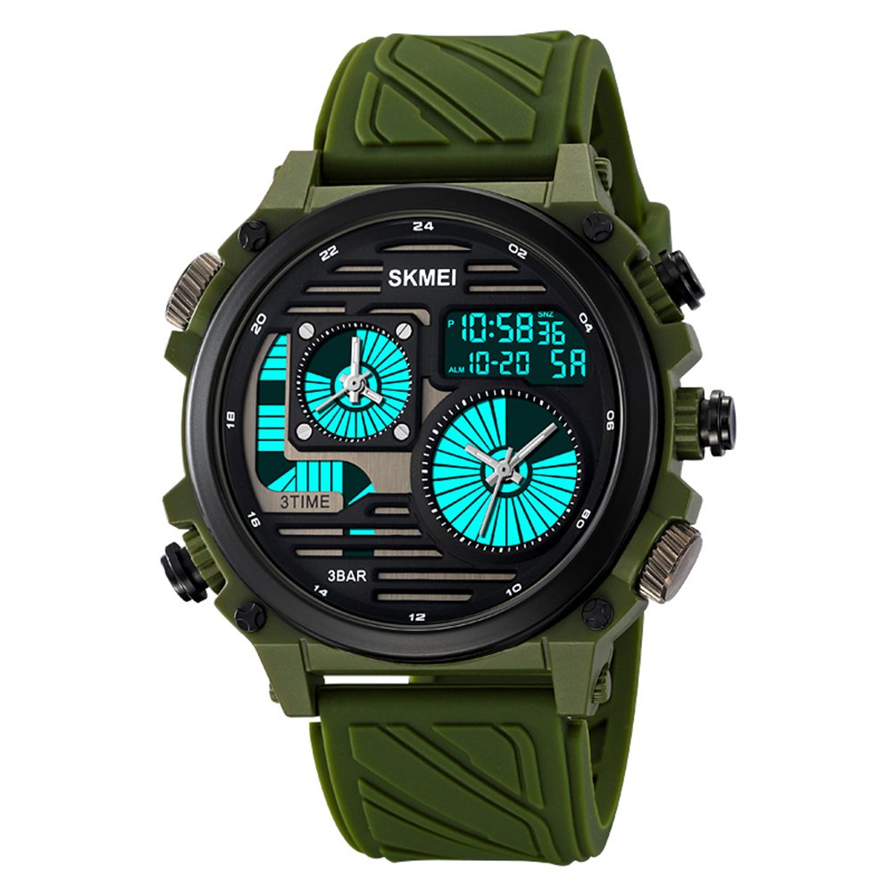 Годинник Skmei 2202PAG Army Green, фото №2
