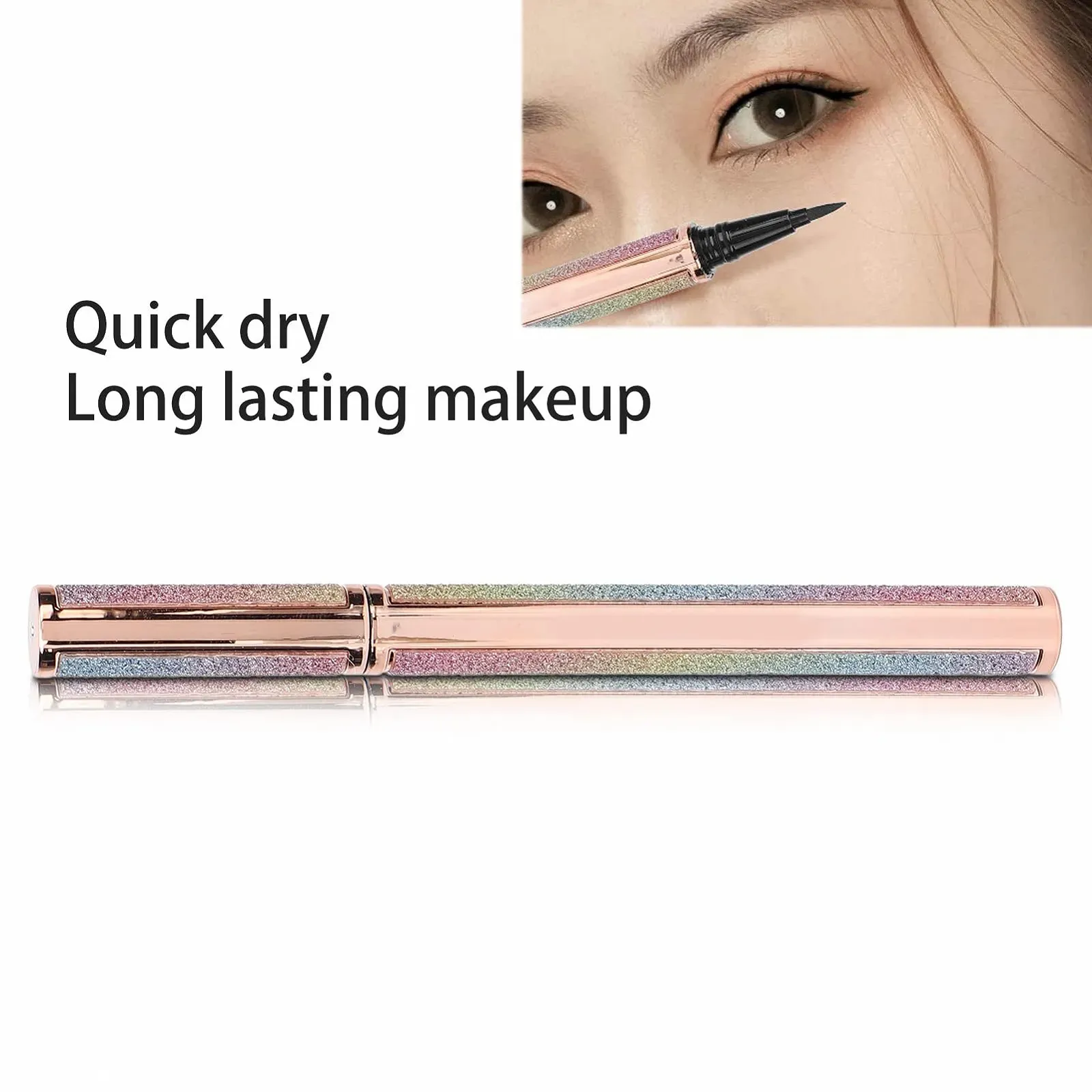 Підводка для очей OKAT Швидке висихання Компактна Портативна М'який кінчик Водостійка Рідка, фото №6