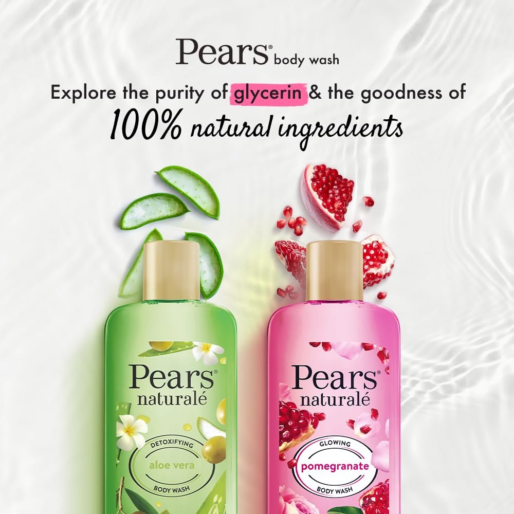 Гель для душа Pears Naturalé Pomegranate Увлажняющий 6 x 250 мл, фото №6
