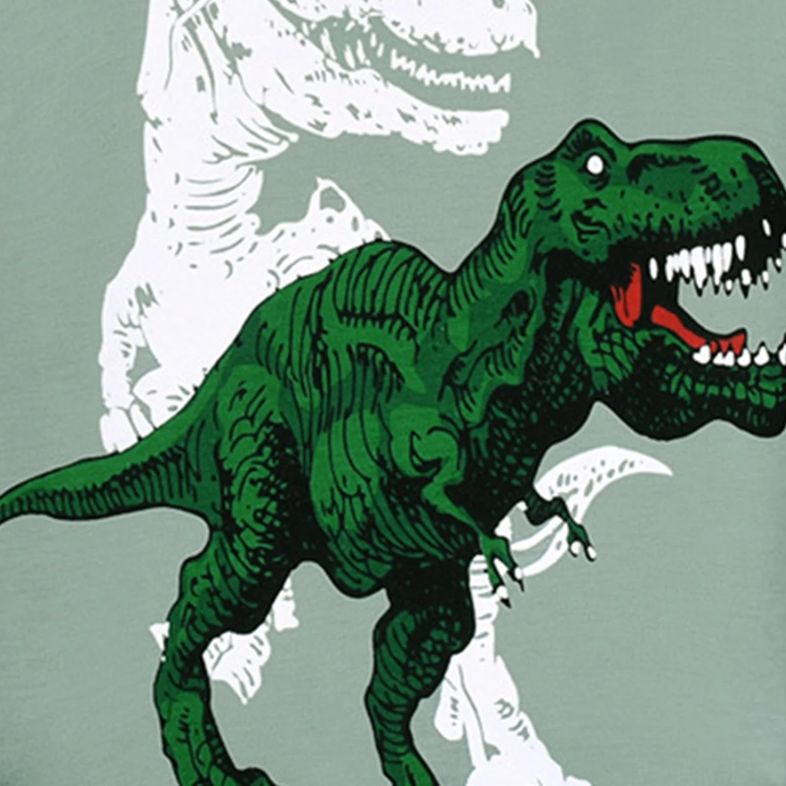 Комплект дитячої бавовняної піжами з динозавром (2 шт.), фото №2 Комплект дитячої бавовняної піжами з динозавром (2 шт.), фото №2