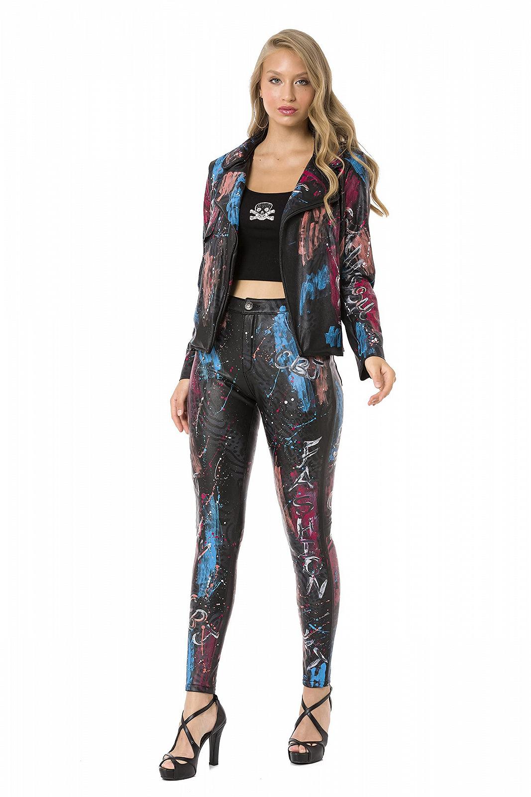 Куртка Cipo & Baxx WJ203 Жіноча, Перехідна Куртка, Під Шкіру, Суцільний Принт, Комір з Лацканами, фото №6 Куртка Cipo & Baxx WJ203 Жіноча, Перехідна Куртка, Під Шкіру, Суцільний Принт, Комір з Лацканами, фото №6