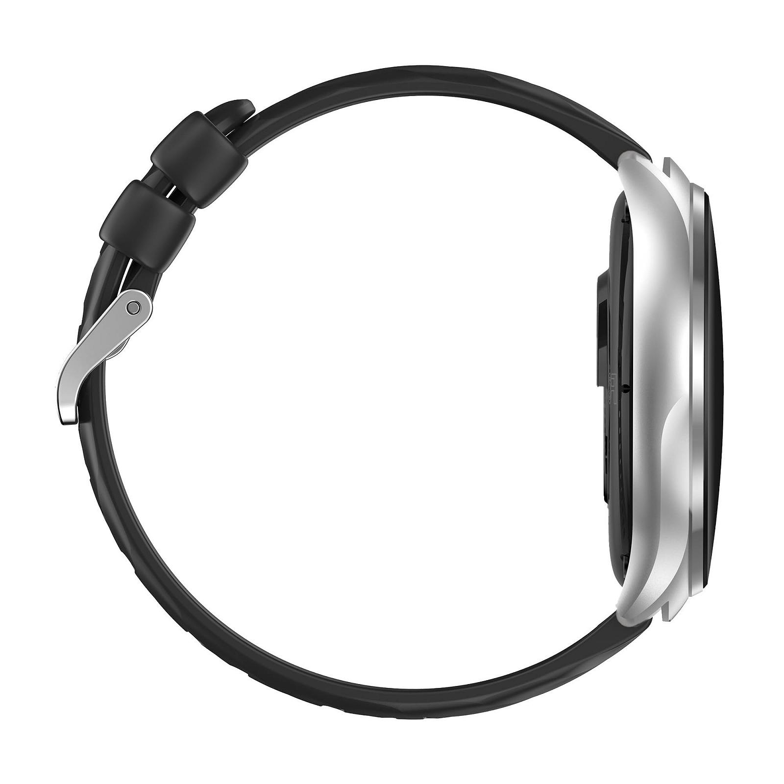 Смарт-часы Knauermann PRO 4 ECG Health Watch с функцией телефона, серебристый корпус, черный силиконовый ремешок, фото №5