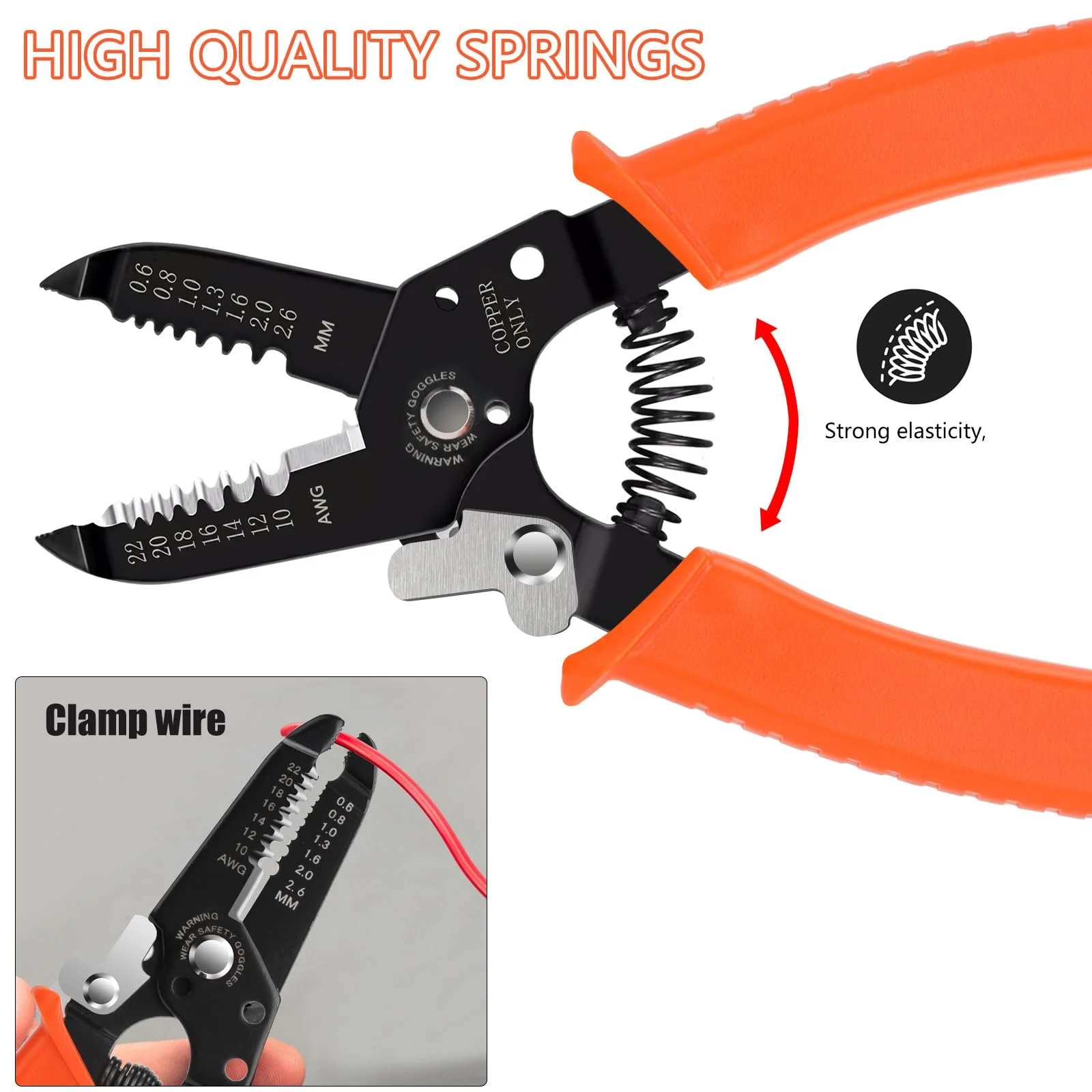 Многофункциональные плоскогубцы-стриппер 3-в-1 AWG 0-1.6 мм 210 мм, фото №6