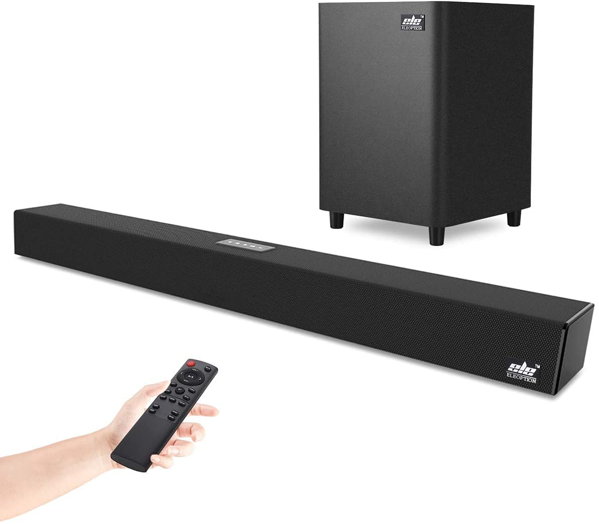 Soundbar Topchances 2.1Ch S9621 100W 38" Wired з сабвуфером Bluetooth чорний, фото №1