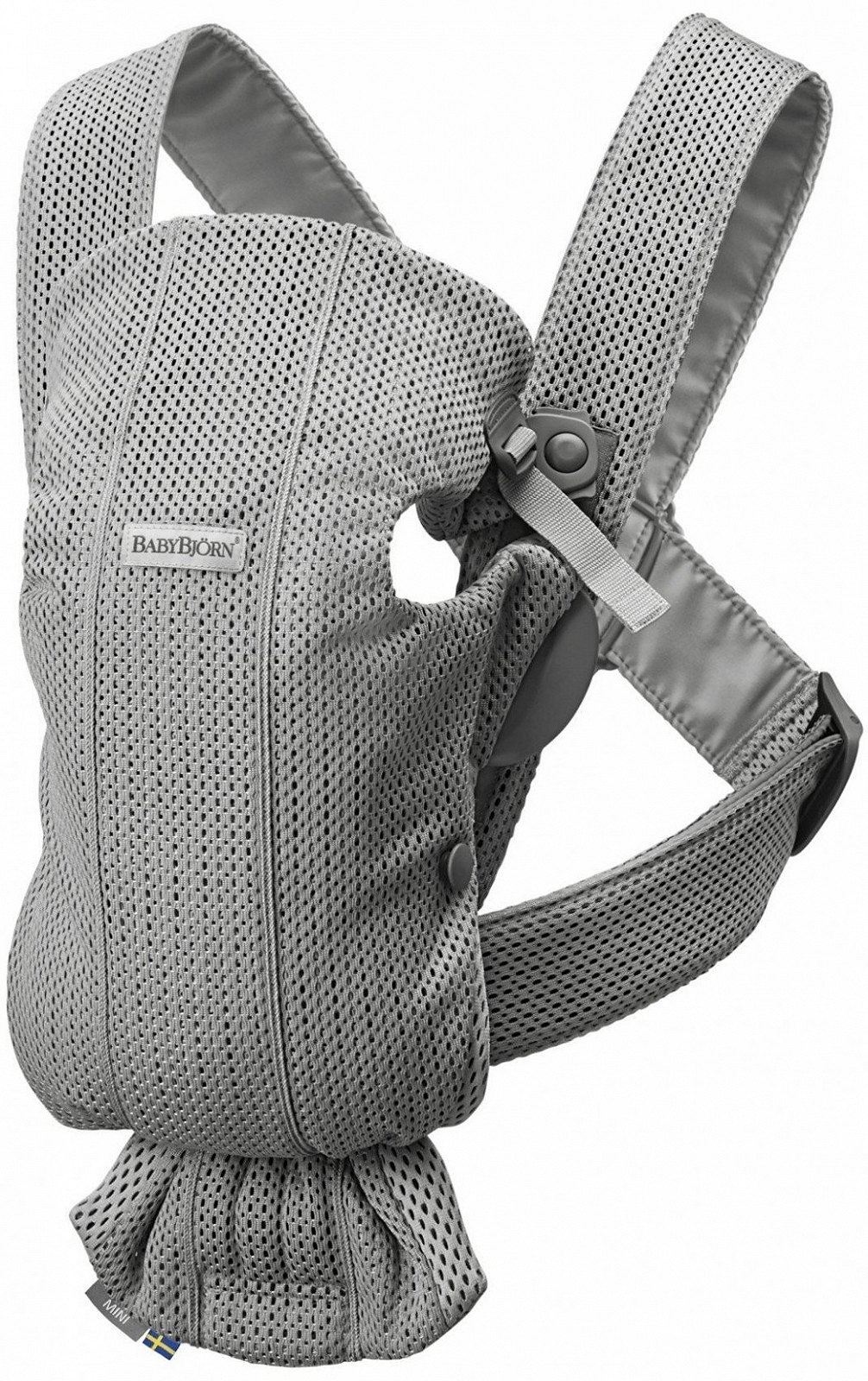 Рюкзак-переноска BabyBjorn Baby Carrier Mini 3D Mesh / Сірий, фото №1