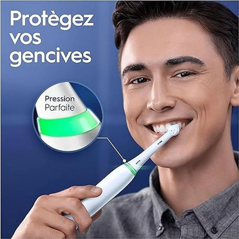 Электрическая зубная щетка Oral-B iO 6N с дорожным футляром белая, фото №3