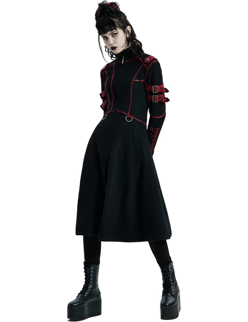 Пальто Punk Rave Silent Assassin Жіноче, фото №2 Пальто Punk Rave Silent Assassin Жіноче, фото №2