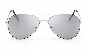 Окуляри авіатори FILTRAL Сріблясті сонцезахисні окуляри з легкою металевою оправою F3022909 synthetic.ua - Фото 1