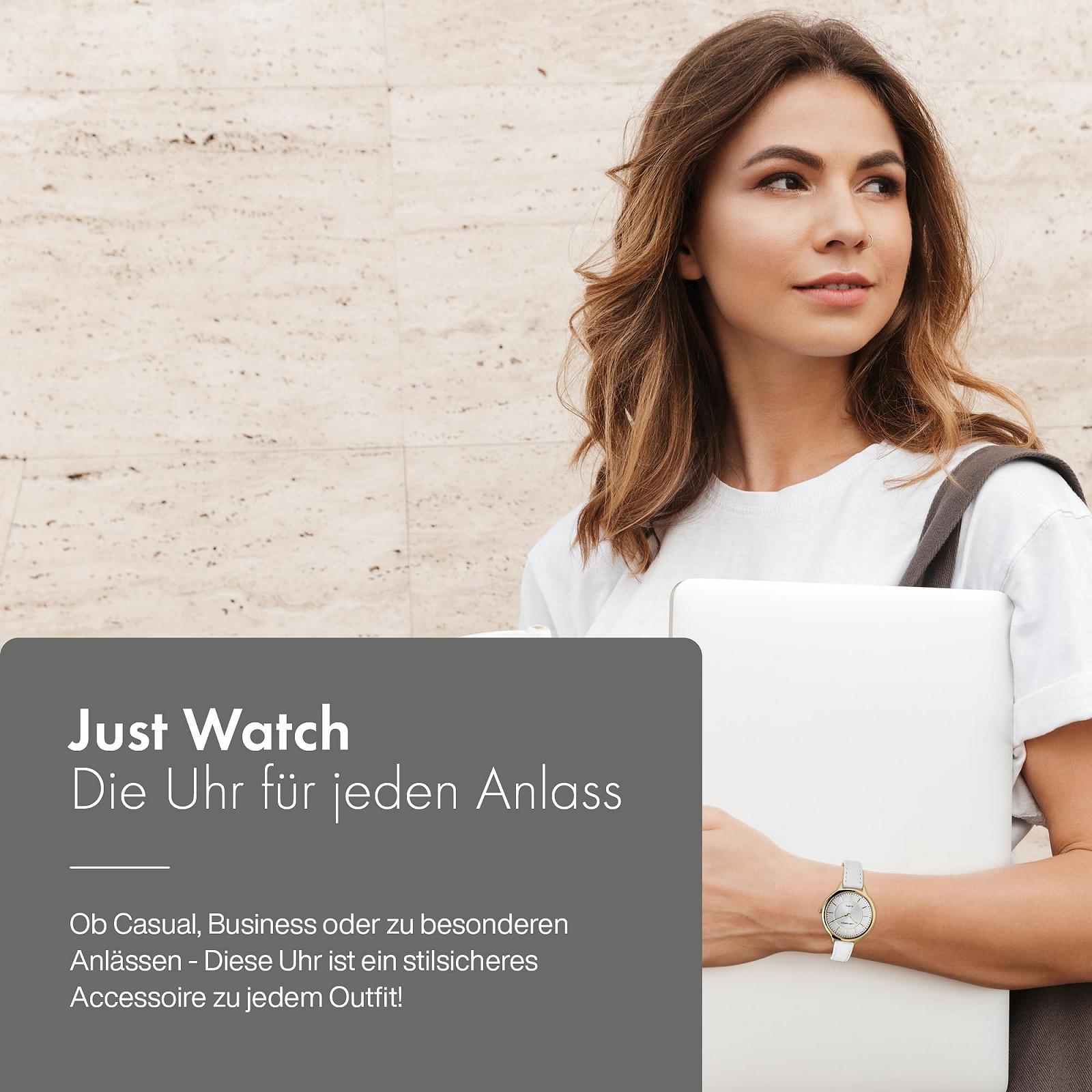 Женские часы Just Watch JW047 Кожа Аналоговые Кварцевые JW10043, фото №5