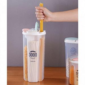 Ємності для круп 3 L герметичні пластикові з кришкою Прозорий synthetic.ua - Фото 1