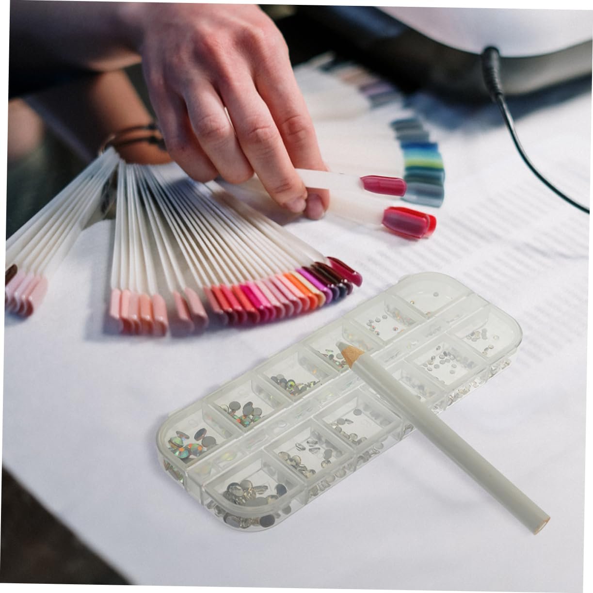 Стрази Плоскі Healeved скляні прикраси, матеріали для нігтів та творчих проєктів, фото №3