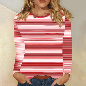 Свитер NZYIHAO Женский Повседневный В полоску synthetic.ua - Фото 1