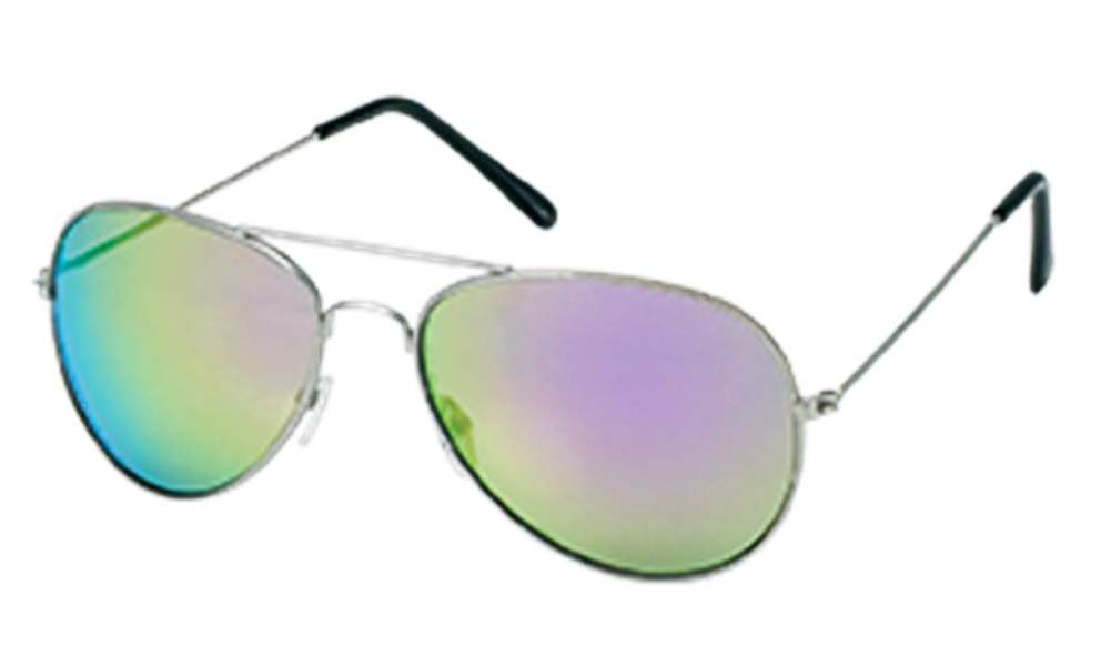 Очки Авиатор Серебристая Металлическая Оправа, фото №1