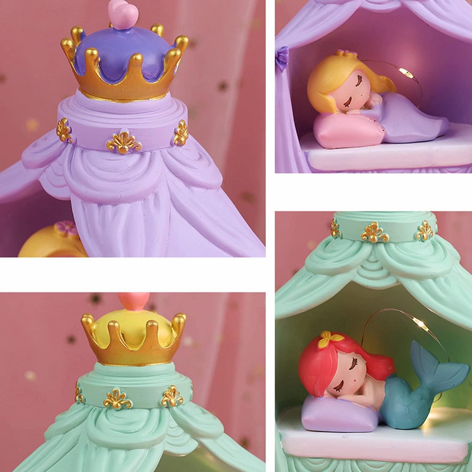 Ночник Tuzsocr Cute Princess Mermaid LED Resin Battery Operated, фото №3