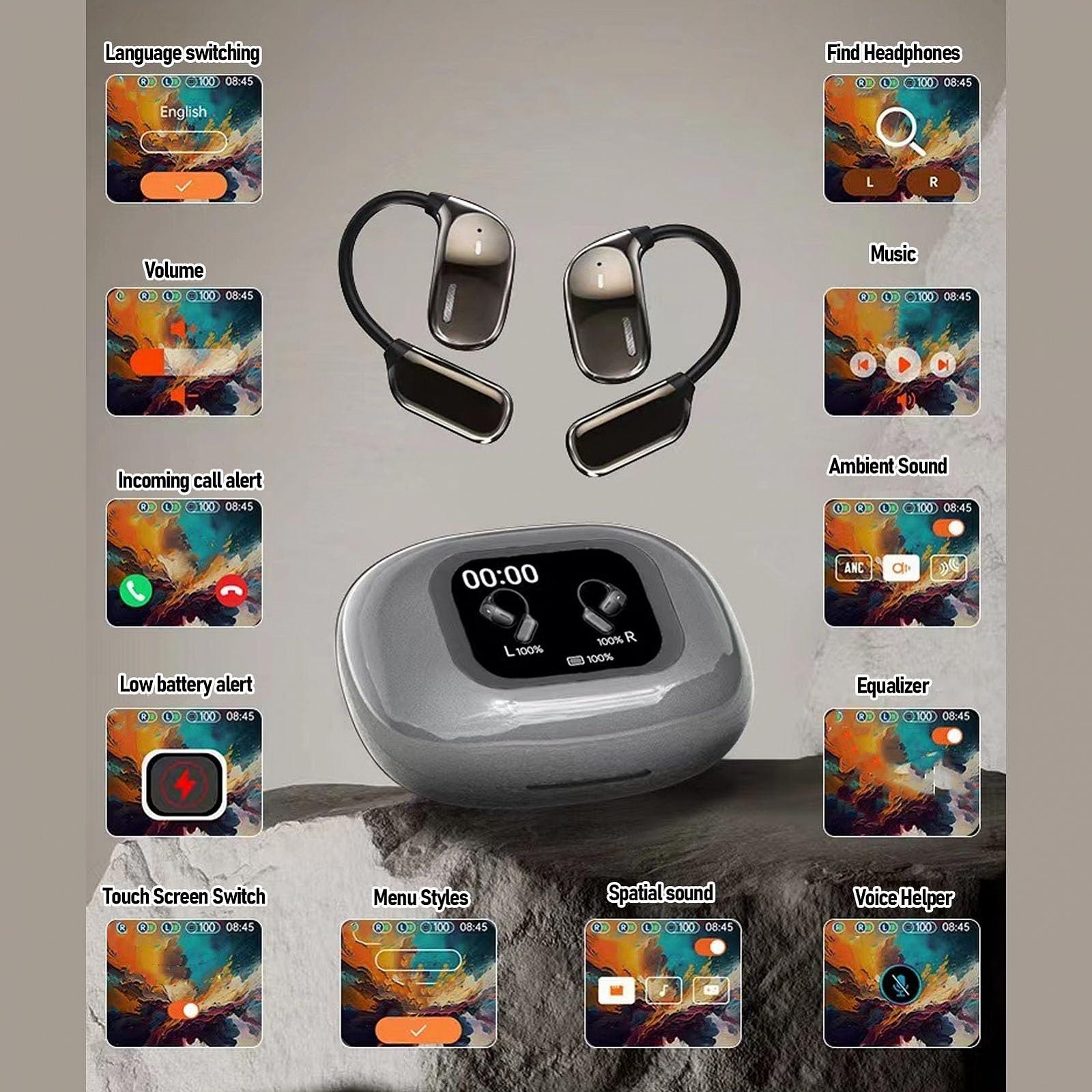 Навушники для перекладу в реальному часі, 80 мов, 4 режими, на кліпсі, фото №3