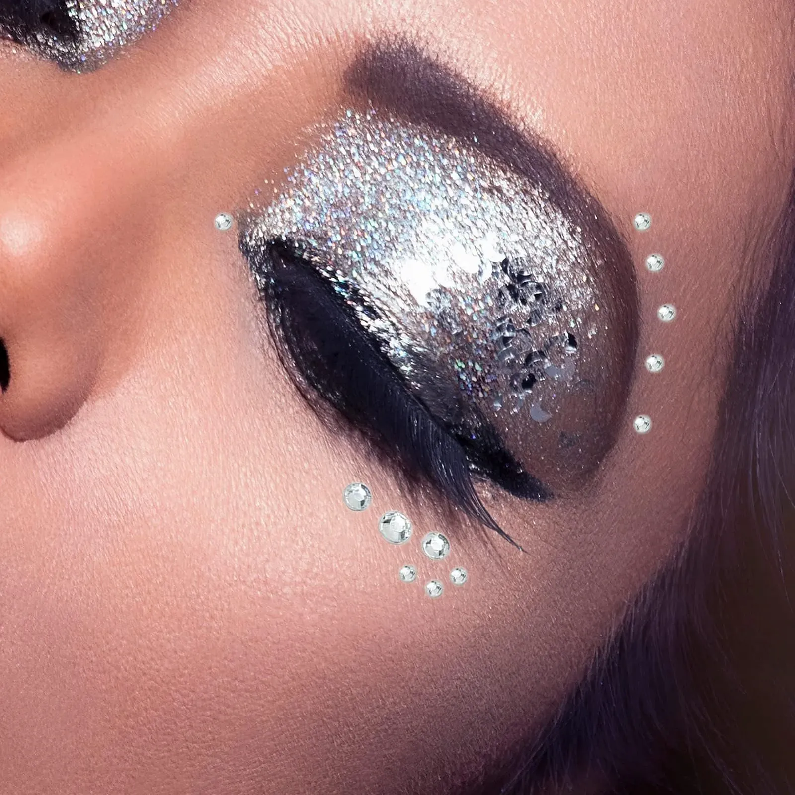 Наклейки со стразами 4 листа, фото №6