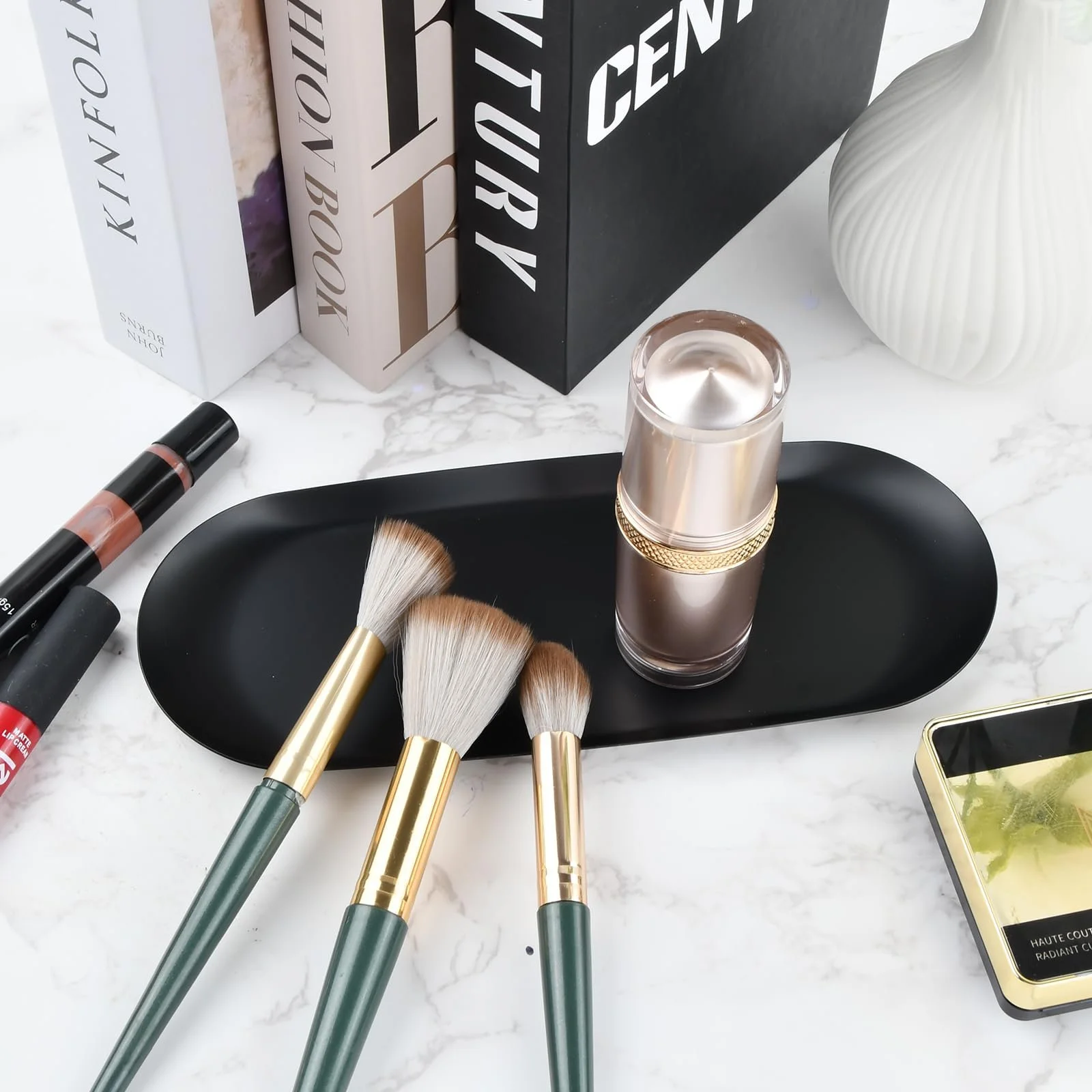 Набор декоративных подносов 2шт. Овальный Черный, фото №6 Набор декоративных подносов 2шт. Овальный Черный, фото №6