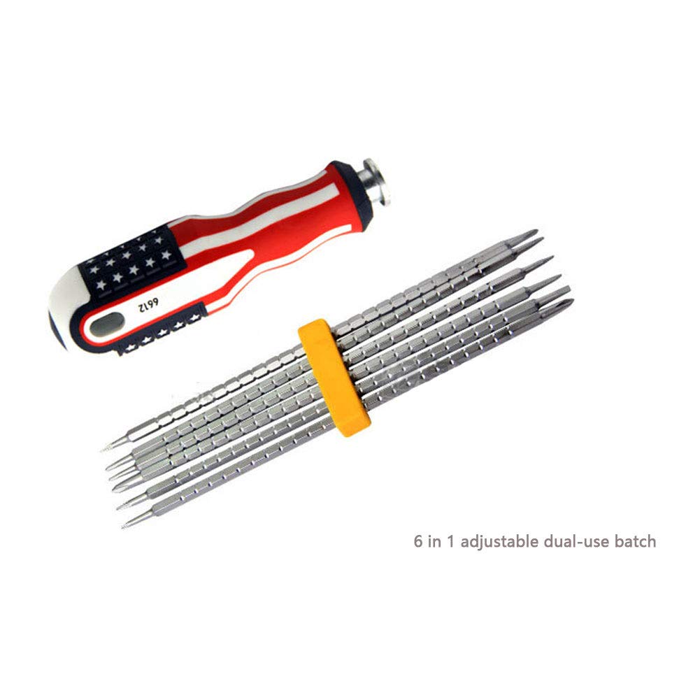 Набор отверток Torx 6 Precision Professional Portable Hardware Tools Double-Headed Telescopic Rod, фото №4