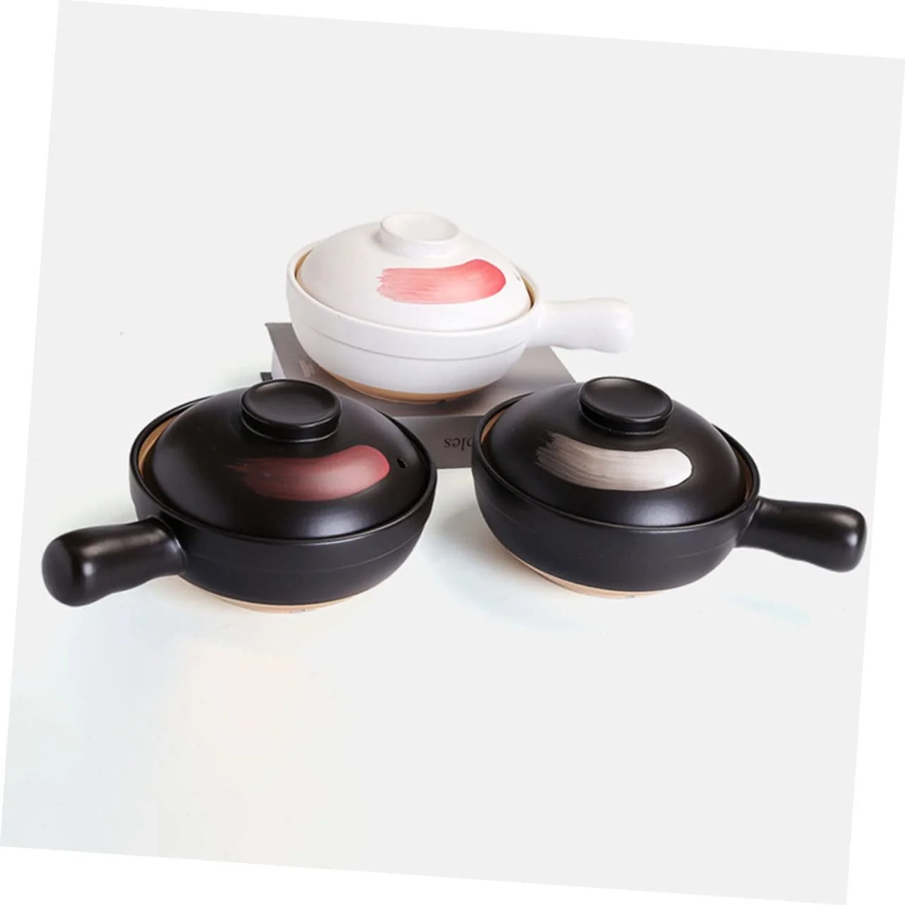 Горшок для тушения термостойкий с ручкой для газовой плиты Энергосберегающий, фото №7