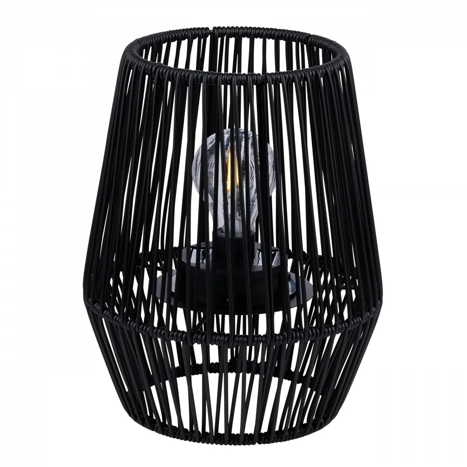 Настільна лампа на сонячній батареї Arti Casa садова IP44 20 x 20 x 25 см чорна, фото №3